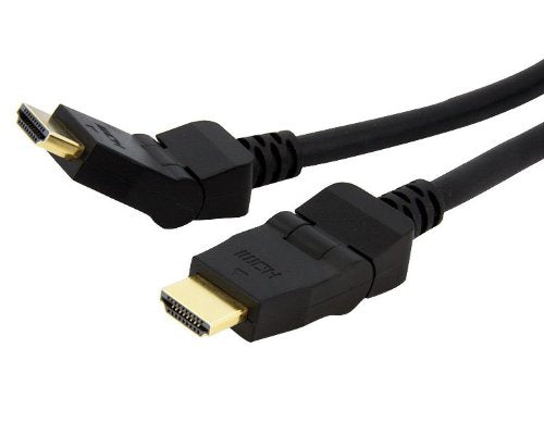 Gaming DesktopAstrotek HDMI Cable 2m - v1.4 19 pins Type A Male to Male 180 Degree Swivel Type 30AWG Gold Plated Nylon sleeve RoHS