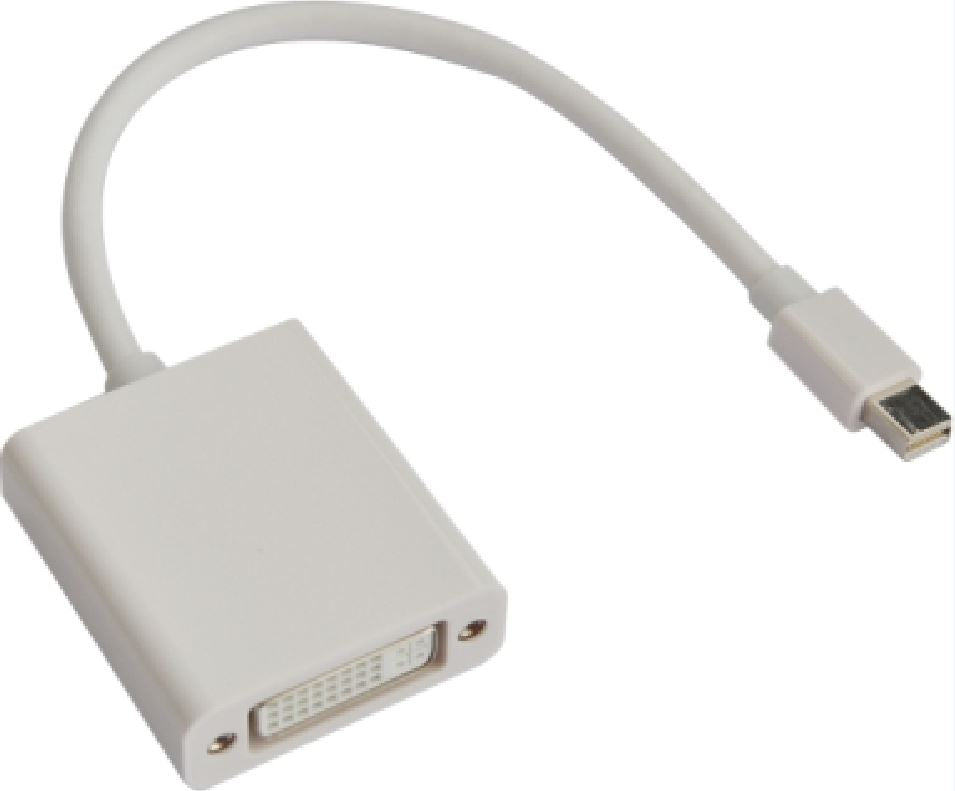 Gaming DesktopAstrotek Mini DisplayPort DP to DVI Cable 20cm - 20 pins Male to 24+5 pins Female Nickle RoHS
