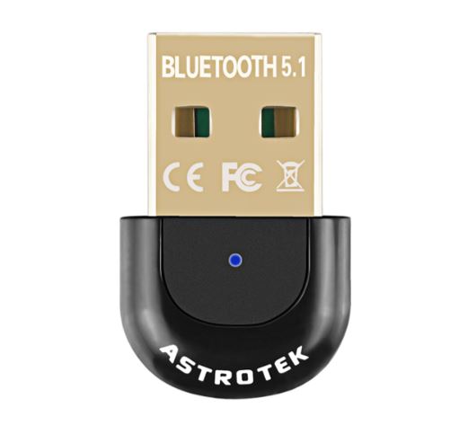 Gaming DesktopAstrotek Mini USB Bluetooth Receiver Dongle Wireless Adapter V5.0 3Mbps for PC Laptop Keyboard Mouse Mobile Headset  Headphone Speaker
