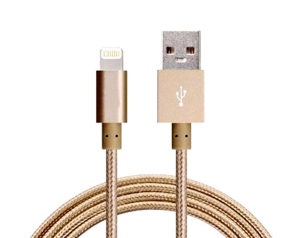 Gaming DesktopAstrotek 1m USB Lightning Data Sync Charger Gold Color Cable for iPhone 7S 7 Plus 6S 6 Plus 5 5S iPad Air Mini iPod