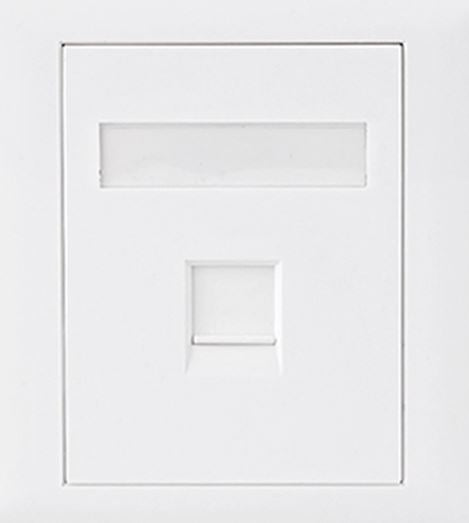 Gaming DesktopAstrotek CAT6 RJ45 Network Wall Face Plate Outlets 86x86mm 1 Port Socket Kit