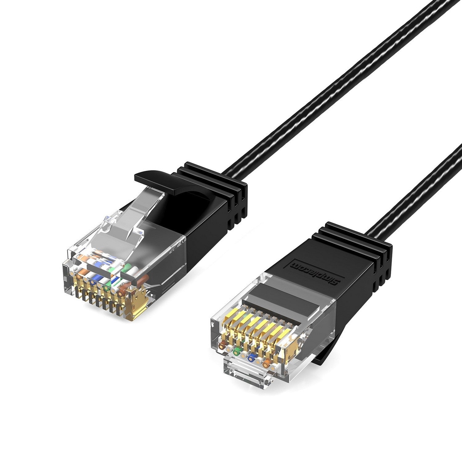 Gaming DesktopSimplecom CAE61H Ultra Slim Flexible Cat6A UTP Ethernet Cable 10Gbps 10M