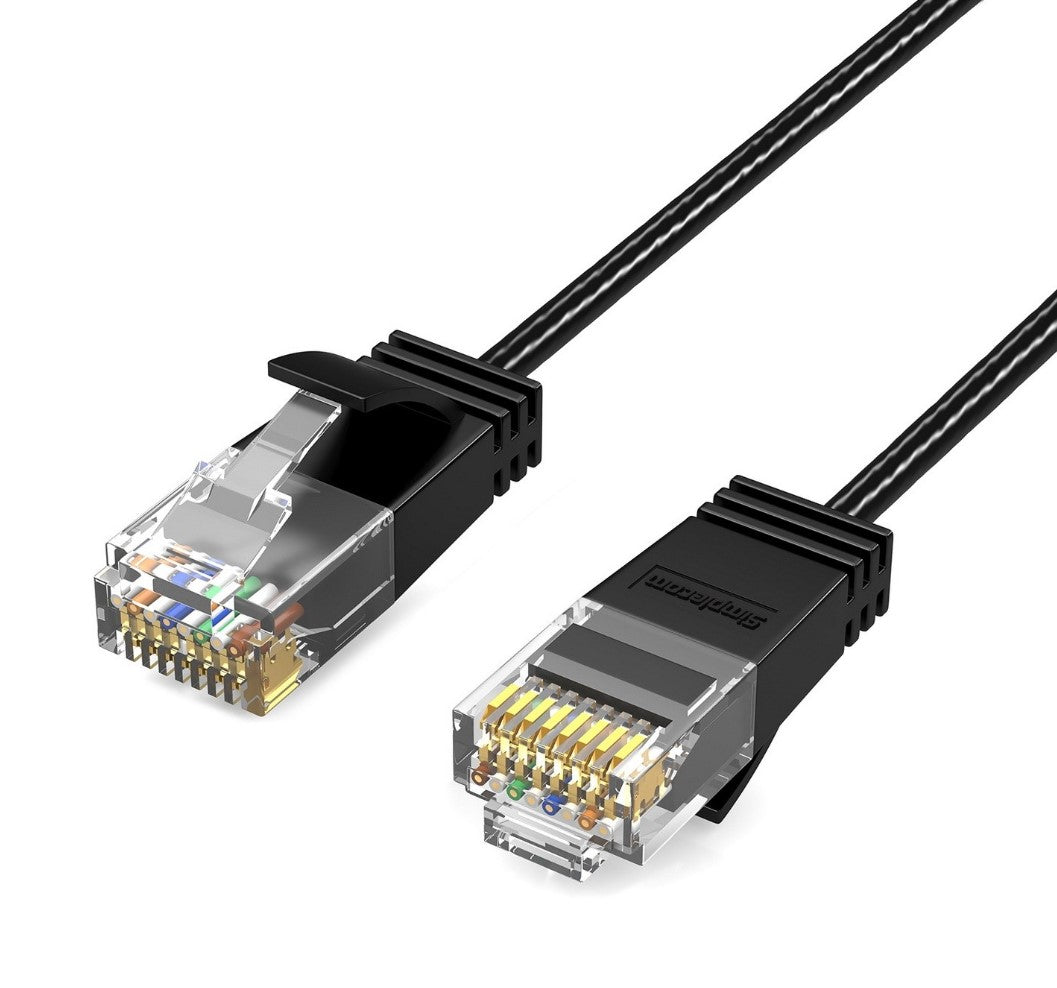 Gaming DesktopSimplecom CAE650 Ultra Slim Flexible Cat6A UTP Ethernet Cable 10Gbps 5M