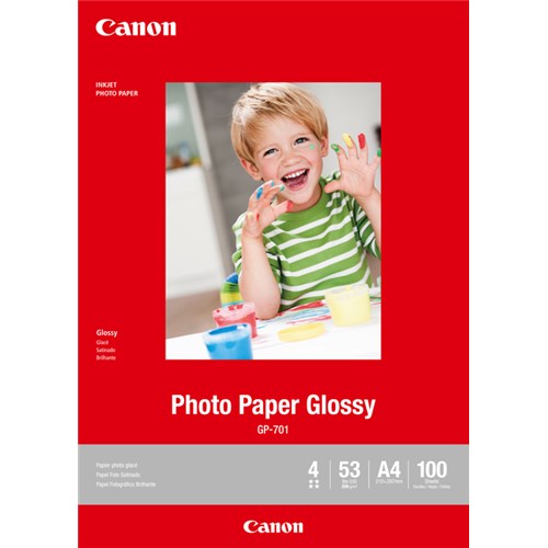 Gaming DesktopCANON GP701A4 100 SHTS 200 GSM GLOSSY PHOTO PAPER