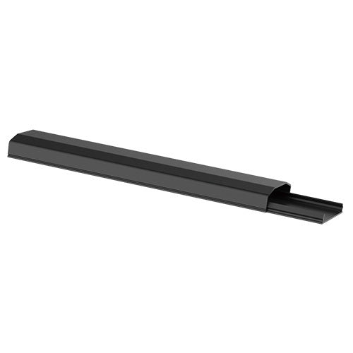 Gaming DesktopBrateck Plastic Cable Cover - 250mm Material: Polyvinyl Chloride(PVC) Dimensions 60x20x250mm - Black