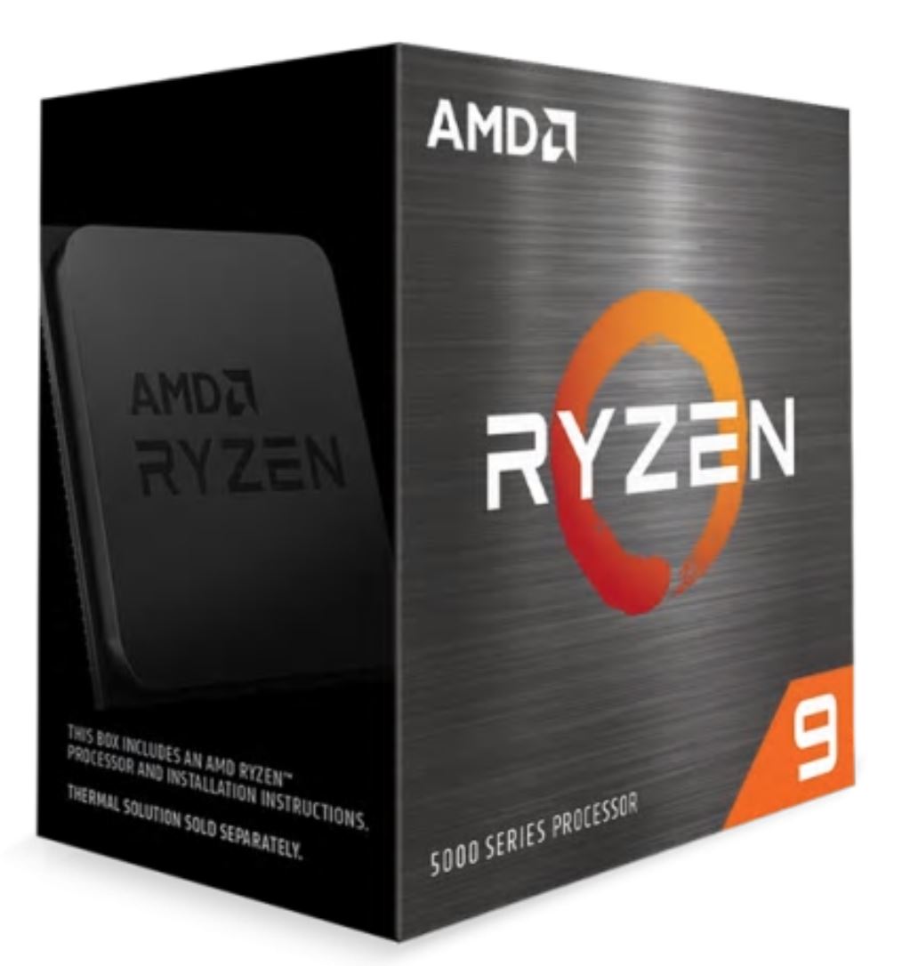 Gaming DesktopAMD Ryzen 9 5900X Zen 3 CPU 12C/24T TDP 105W Boost Up to 4.8GHz Base 3.7GHz Total Cache 70MB No Cooler (RYZEN5000)(AMDCPU)