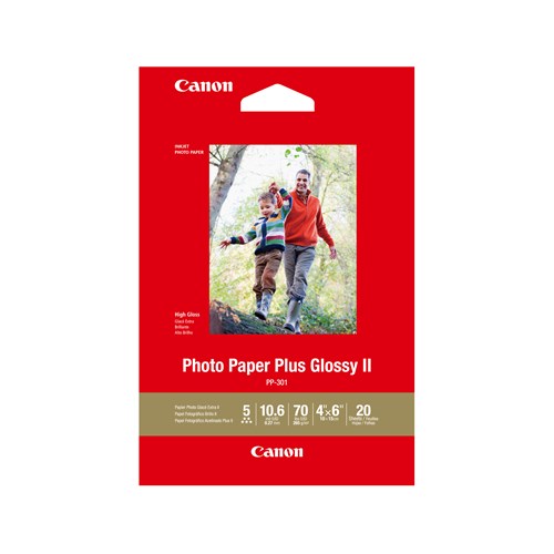 Gaming DesktopCANON PP3014X6-20 20 SHTS 260 GSM PHOTO PAPER PLUS GLOSSY II
