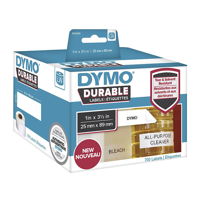 Gaming DesktopDymo LW 25mm x 89mm labels