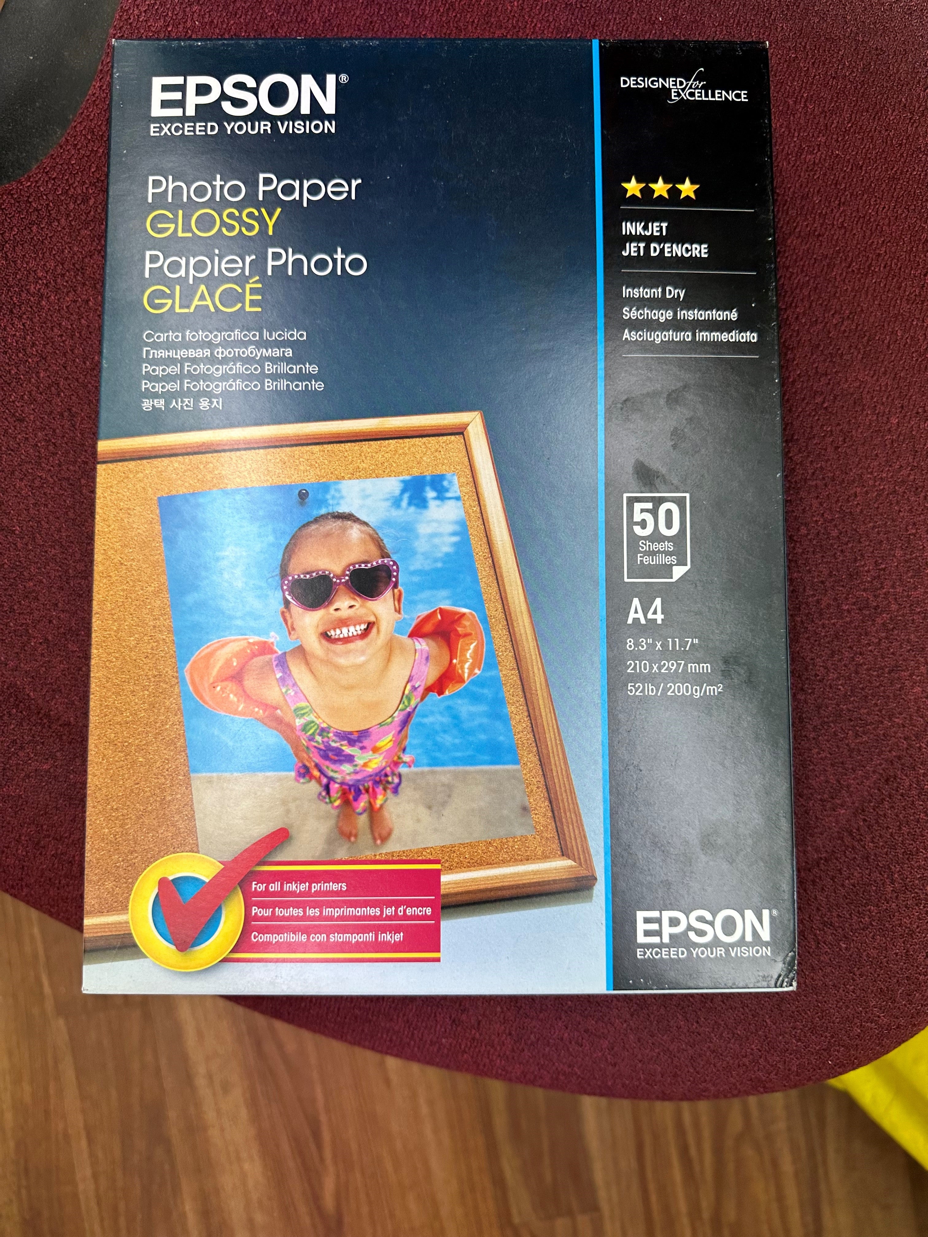 Gaming DesktopEPSON C13S042539 PHOTO PAPER GLOSSY A4 50 SHEET