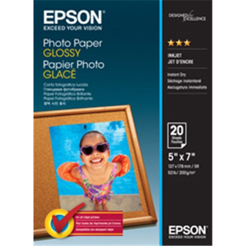 Gaming DesktopEPSON C13S042544 PHOTO PAPER GLOSSY 5X7 20 SHEET