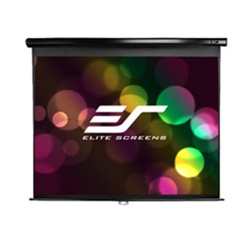 Gaming Desktop128 1610 PULL DOWN SCREEN MANUAL WALL / CEILING MOUNT BLACK CASING