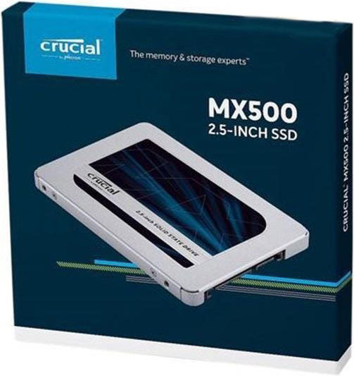Gaming DesktopCrucial MX500 500GB 2.5' SATA SSD - 560/510 MB/s 90/95K IOPS 180TBW AES 256bit Encryption Acronis True Image Cloning 5yr wty alt~MZ-77E500BW