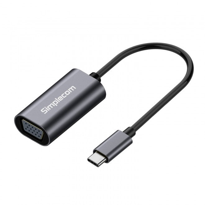 Gaming DesktopSimplecom DA104 USB-C to VGA Adapter Full HD 1080p