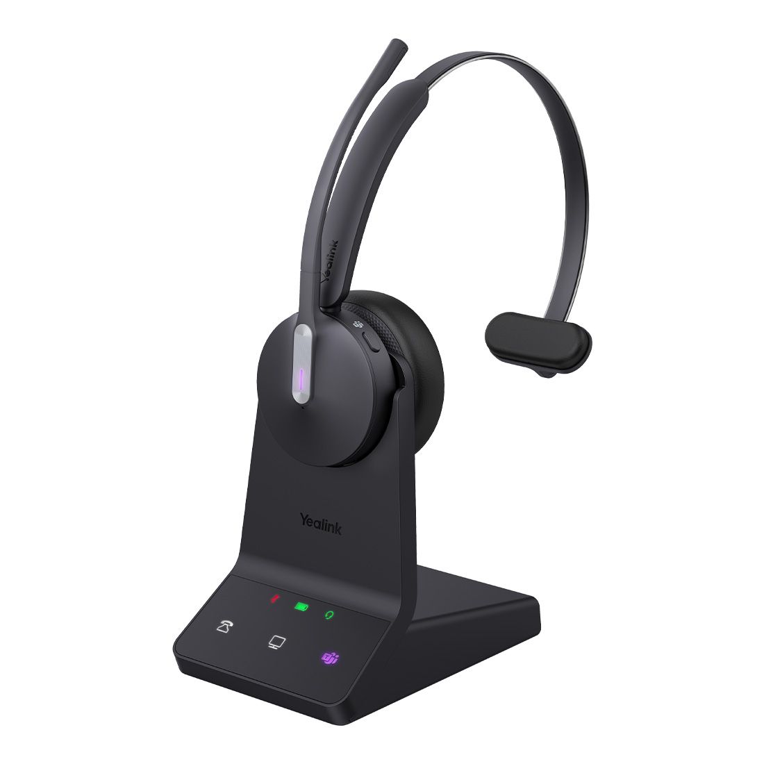 Gaming DesktopYealink BH70 Bluetooth Wireless Mono Headset with Stand Teams USB-C/A