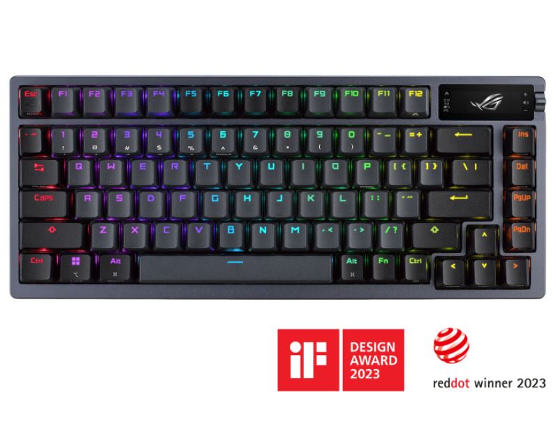 Gaming DesktopASUS ROG AZOTH/NXSW/PBT (Snow Switch) Gaming Keyboard