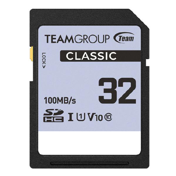 Gaming DesktopTeam Group Classic SDHC UHS-1 V10 SD Memory Card 32GB
