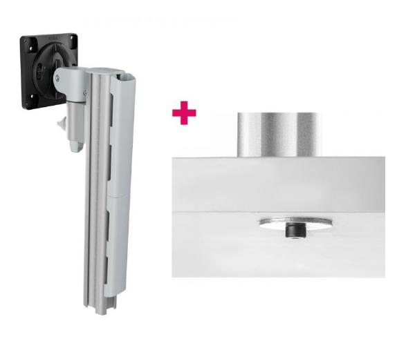 Gaming DesktopAtdec AWMS-1340 130mm Arm + 400mm Post / 12kg (26.5lb) Flat Screens