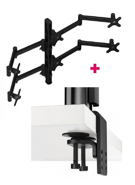 Gaming DesktopAtdec AWMS-6-13717 Hex Monitor Mount + 750mm Post / 12kg (26.5lb) Flat Screens