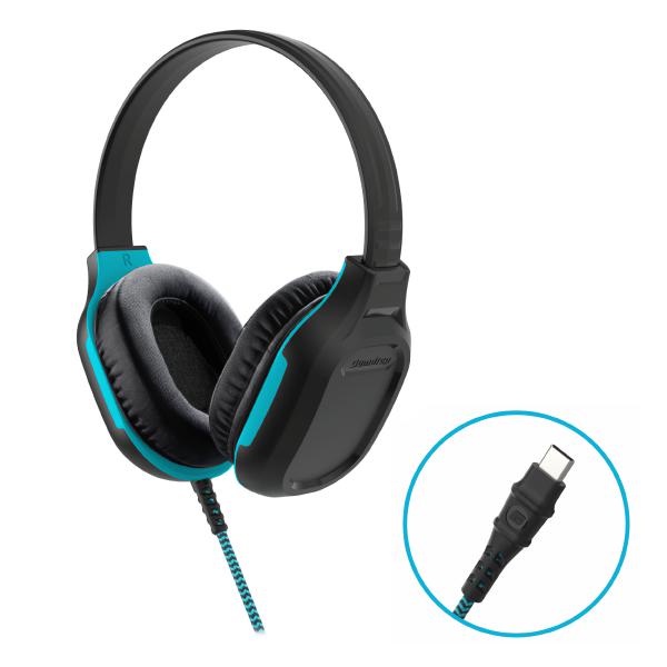 Gaming DesktopGumdrop DropTech USB-C Kids Rugged Headphone  - Compatible with all devices with USB connector