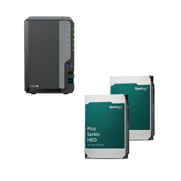 Gaming DesktopSynology Bundle Saver - 1 x DS224+ & 2 x Synology Plus Drives 8TB