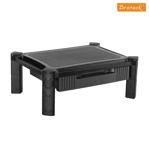 Gaming DesktopBrateck Height-Adjustable Modular Multi Purpose Smart Stand XL with Drawer (435x330x168mm) for most 13''-32'' Weight Capacity 10kg