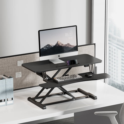 Gaming DesktopBrateck COST-EFFECTIVE ELECTRIC X-LIFT DESK CONVERTER 950x615x156~480mm up to 20kg