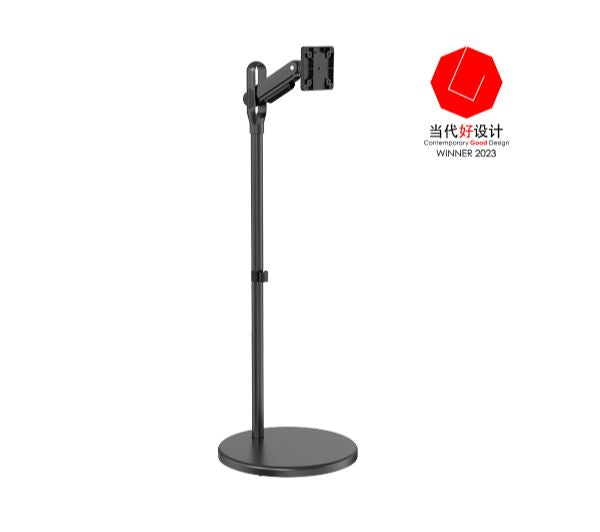Gaming DesktopBrateck Mobile Spring assisted Display Floor Stand Fit Most 17'-35' Monitor Up to 10kg per screen VESA 75x75/100x100 Black colour