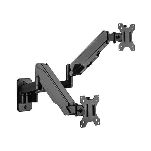 Gaming DesktopBrateck Dual Monitor Wall Mounted Gas Spring Monitor Arm 17'-32'