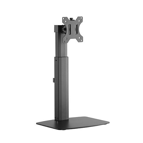 Gaming DesktopBrateck Single Free Standing Screen Pneumatic Vertical Lift Monitor Stand Fit Most 17'-32' Flat and Curved Monitors Up to 7 kg VESA 75x75/100x100