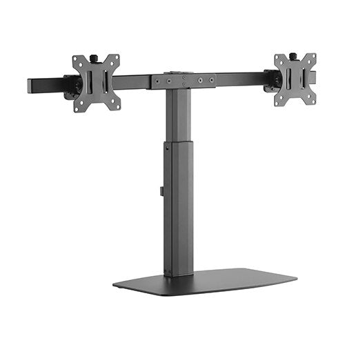 Gaming DesktopBrateck Dual Free Standing Screen Pneumatic Vertical Lift Monitor Stand Fit Most 17‘-27’ Monitors Up to 6kg per screen VESA 75x75/100x100