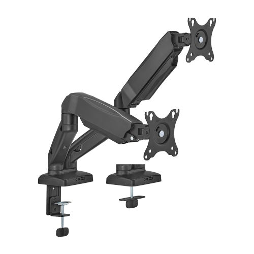 Gaming DesktopBrateck Economy Dual-Screen Spring-Assited Monitor Arm Fit Most 17'-32' Monitor Up to 9 kg VESA 75x75/100x100