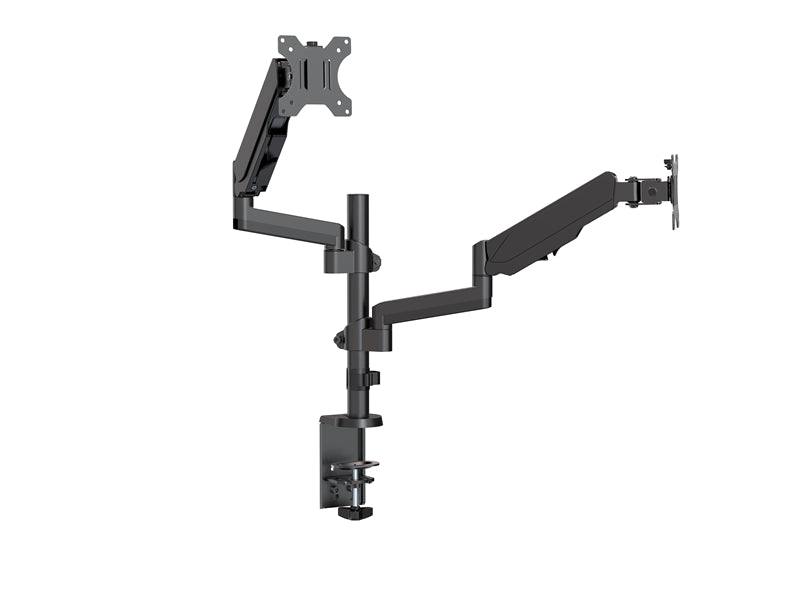 Gaming DesktopBrateck Dual Monitor Full Extension Gas Spring Dual Monitor Arm (independent Arms) Fit Most 17'-32' Monitors Up to 8kg per screen VESA 75x75/100x100