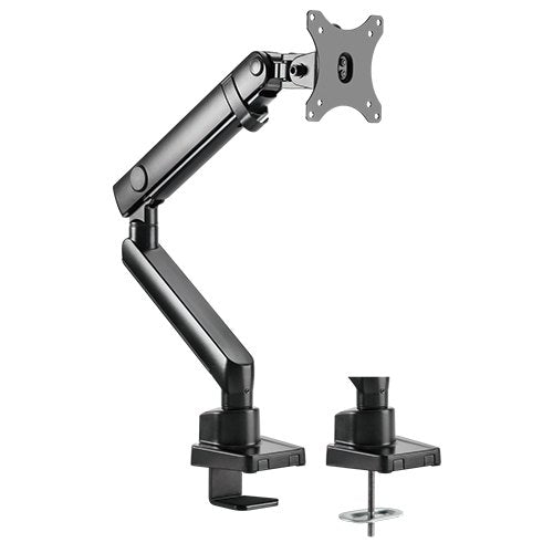 Gaming DesktopBrateck Single Monitor Aluminium Slim Mechanical Spring Monitor Arm Fit Most 17'-32' Monitor Up to 8kg per screen VESA 75x75/100x100