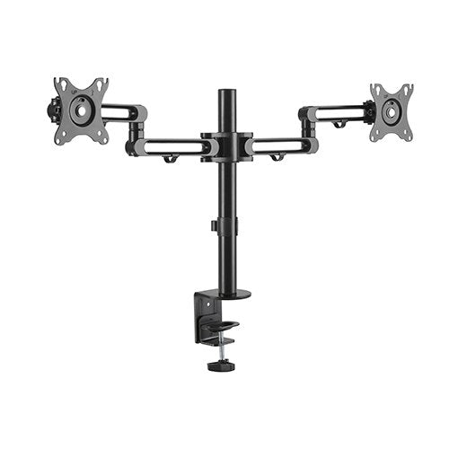 Gaming DesktopBrateck Dual Monitor Premium Aluminum Articulating Monitor Arm Fit Most 17'-32' Monitors Up to 8kg per screen VESA 75x75/100x100