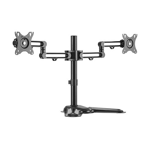 Gaming DesktopBrateck Dual Free Standing Monitor Premium Articulating Aluminum Monitor Stand Fit Most 17'-32' Monitors Up to 8kg per screen VESA 75x75/100x100