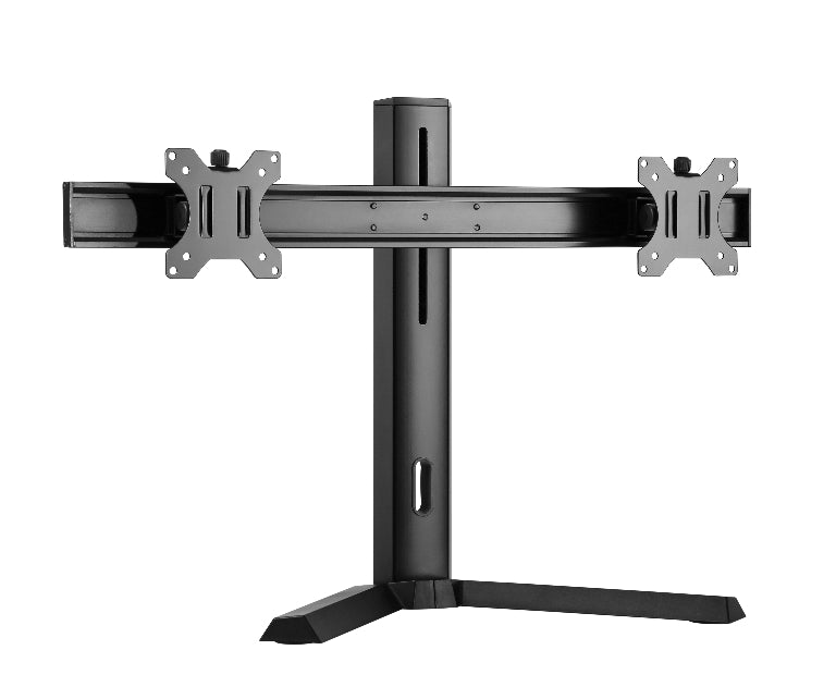 Gaming DesktopBrateck Dual Free Standing Screen Classic Pro Gaming Monitor Stand Fit Most 17'- 27' Monitors