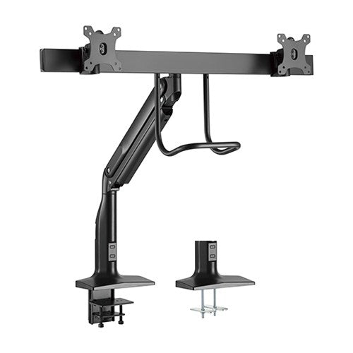 Gaming DesktopBrateck Dual Monitors Select Gas Spring Aluminum Monitor Arm Fit Most 17‘-35’ Monitors Up to 10kg per screen VESA 75x75/100x100