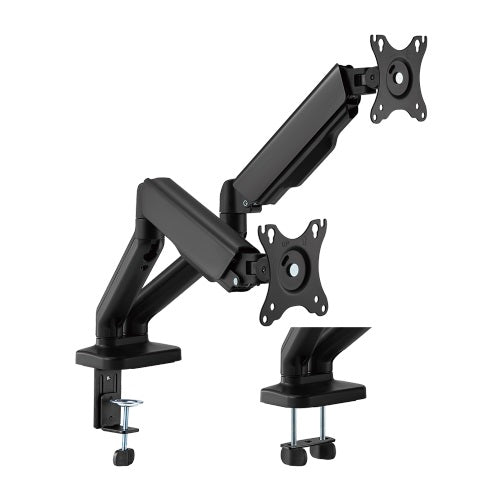 Gaming DesktopBrateck Cost-Effective Spring-Assisted Dual Monitor Arm Fit Most 17'-32' Monitor Up to 9KG VESA 75x75