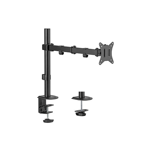 Gaming DesktopBrateck Single-Monitor Stell Articulating Monitor Mount Fit Most 17'-32' Monitor Up to 9KG VESA 75x75