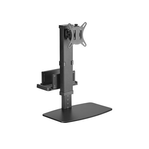 Gaming DesktopBrateck Vertical Lift Monitor Stand With Thin Client CPU Mount  Fit Most 17'-32' Monitor Up to 8KG VESA 75x75