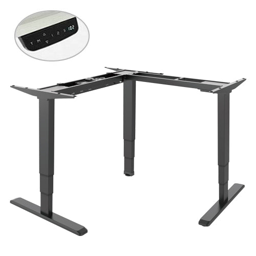 Gaming DesktopBrateck Triple Motor L-Shape Electric Sit-Stand Desk (Frame only)