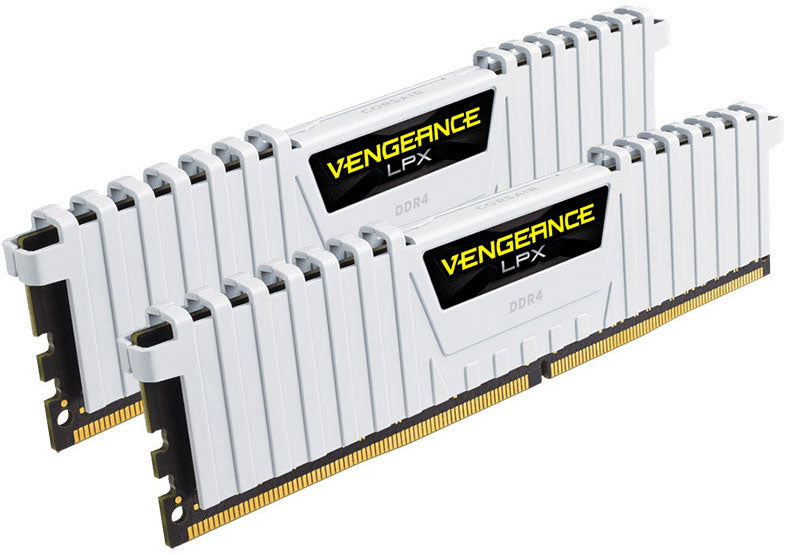 Gaming DesktopCorsair Vengeance LPX 16GB (2x8GB) DDR4 3200MHz C16 Desktop Gaming Memory White