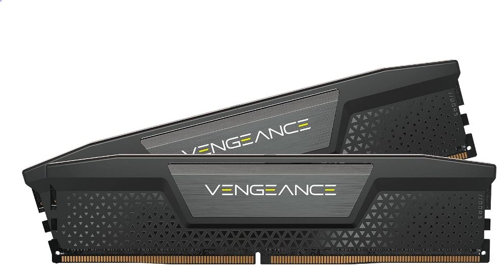 Gaming DesktopCorsair Vengeance 32GB (2x16GB) DDR5 UDIMM 5600Mhz C40 1.25V Black Desktop PC Gaming Memory