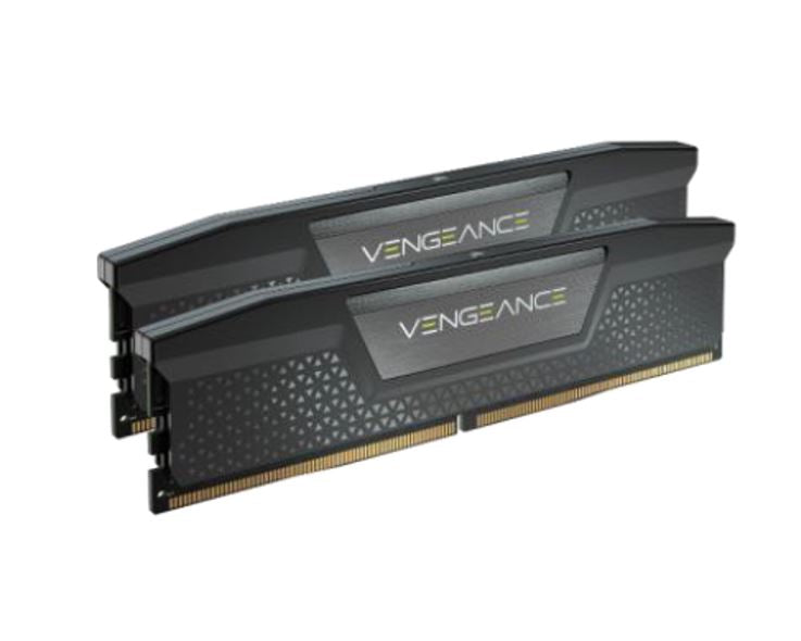 Gaming DesktopCorsair Vengeance 64GB (2x32GB) DDR5 UDIMM 5200MHz C40 1.25V Desktop Gaming Memory Black