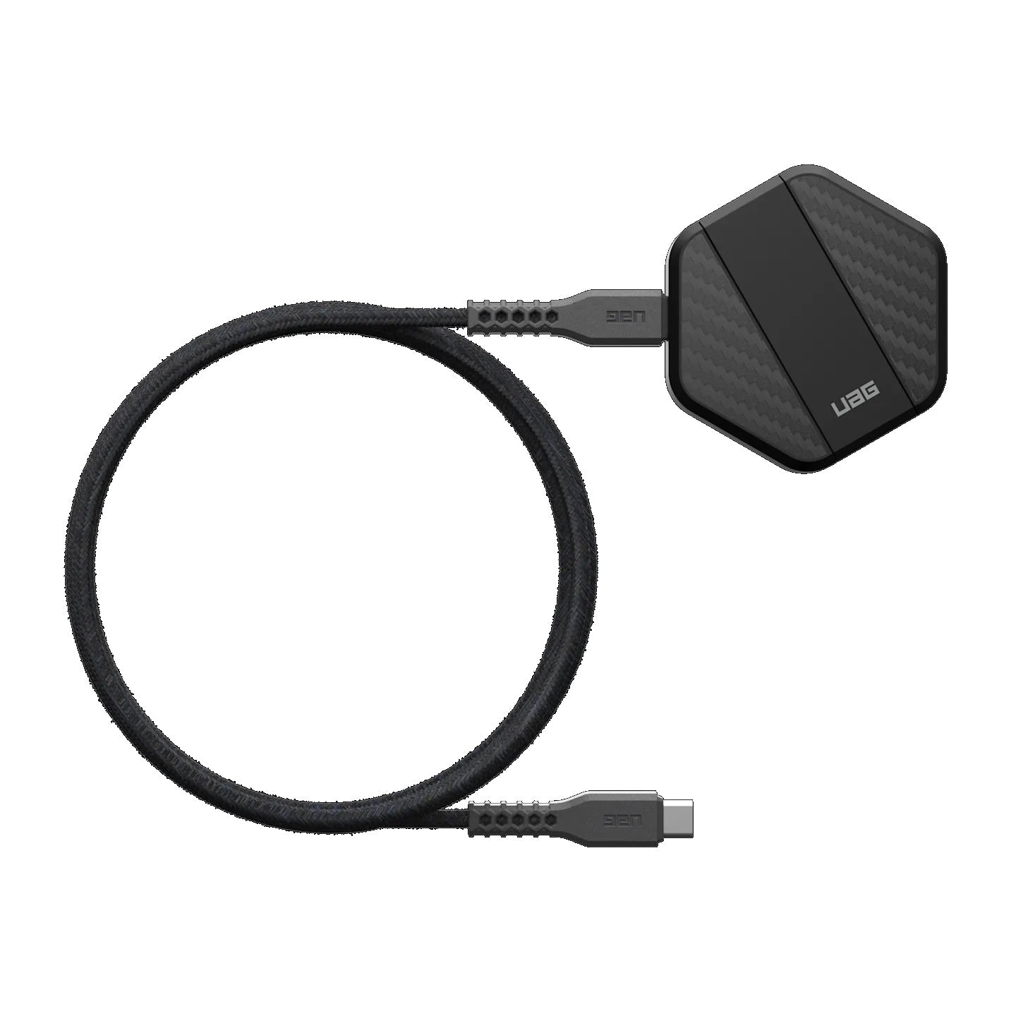 Gaming DesktopUAG Wireless Charging Pad with Stand - Black/Carbon Fiber(9B4410114042)
