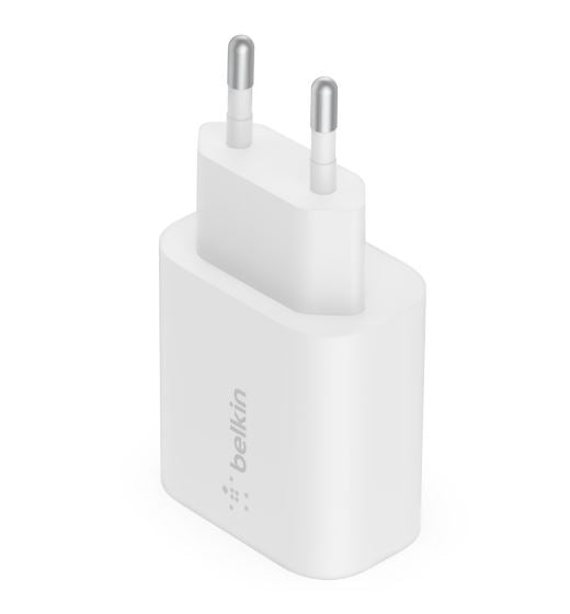Gaming DesktopBelkin Boost Charge USB-C PD 3.0 PPS Wall Charger 25W - White (WCA004auWH)