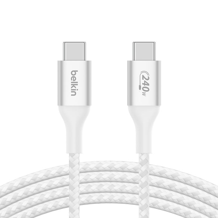Gaming DesktopBelkin BoostCharge USB-C to USB-C Cable 2M - White (CAB015bt2MWH)