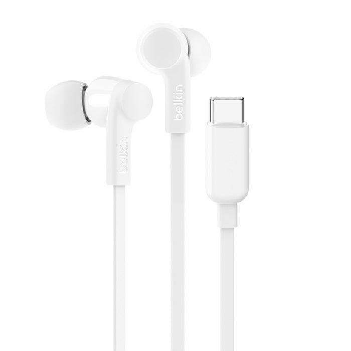 Gaming DesktopBelkin SoundForm Headphones With USB-C Connector (USB-C Headphones) - White (G3H0002fqWHV2)