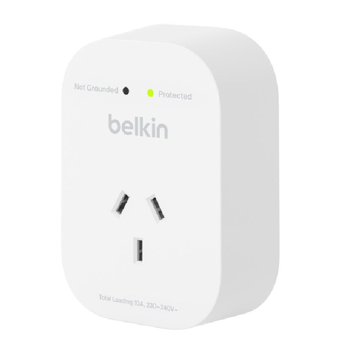Gaming DesktopBelkin 1-Outlet Surge Protection - White (SRA010AU)