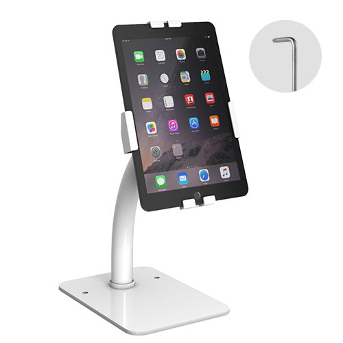 Gaming DesktopBrateck MPBT-PAD33-03 Universal Anti-Theft Tablet Countertop Fit most  7.9' to 11' Tablets - White